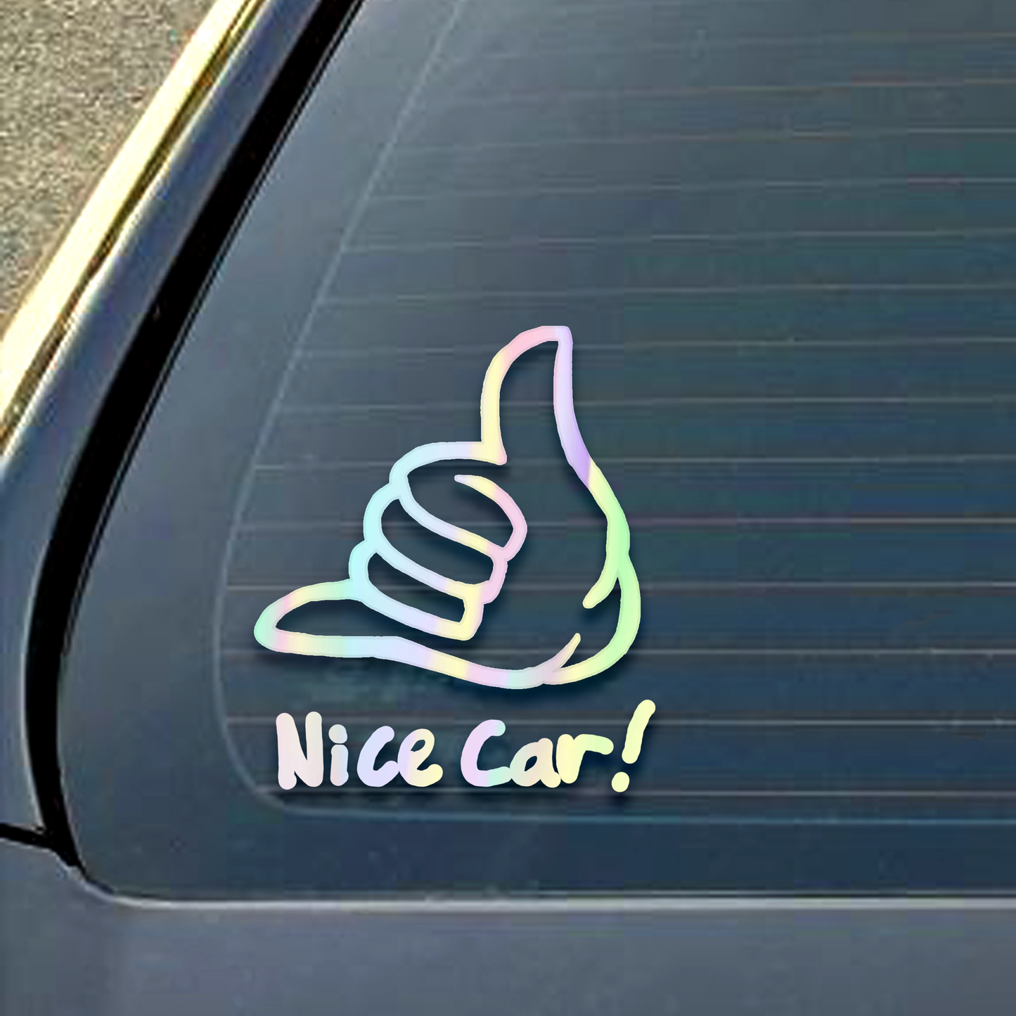 Nice Car Decal