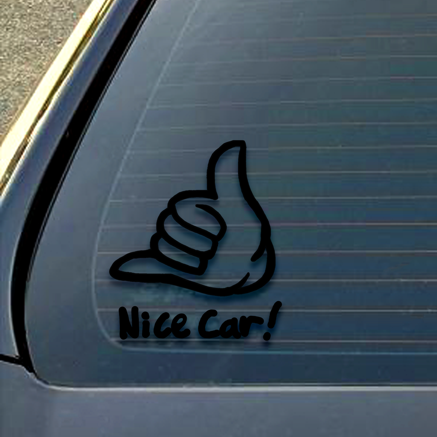 Nice Car Decal