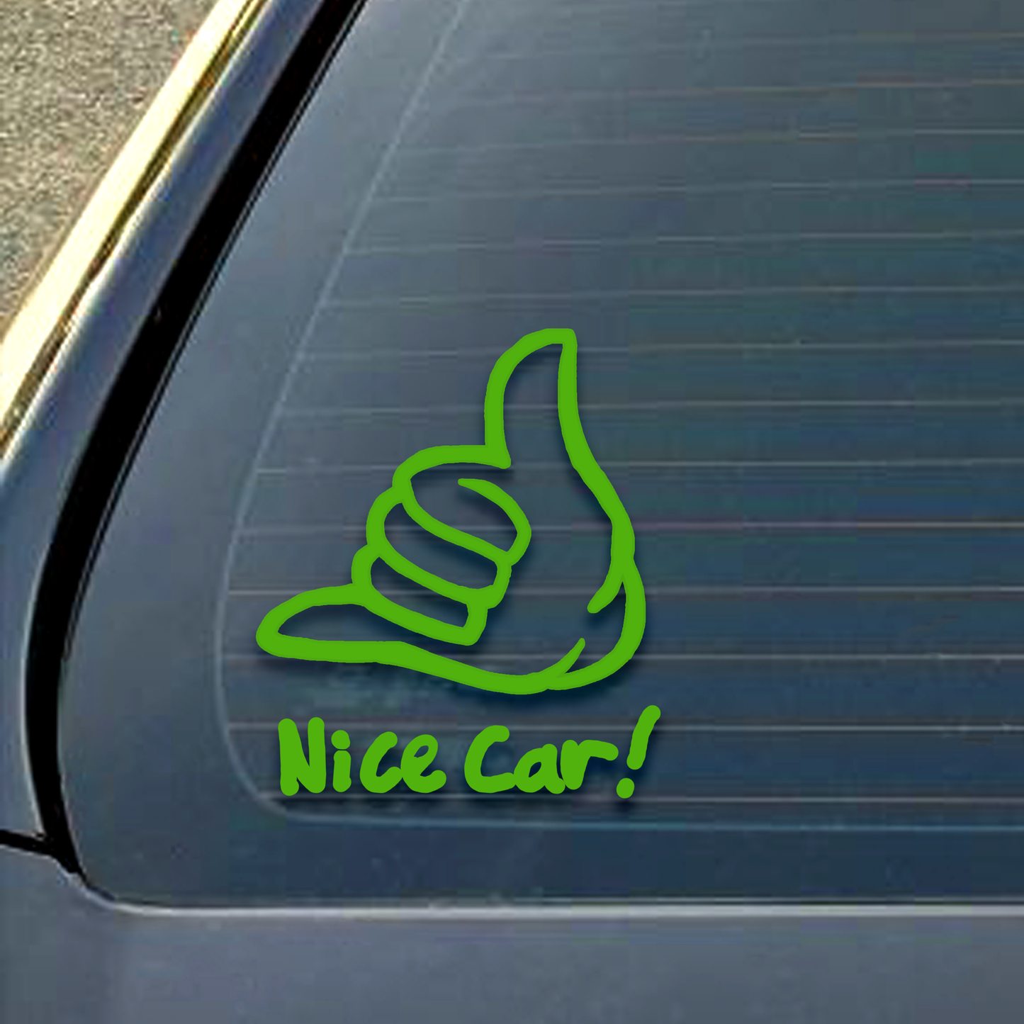 Nice Car Decal