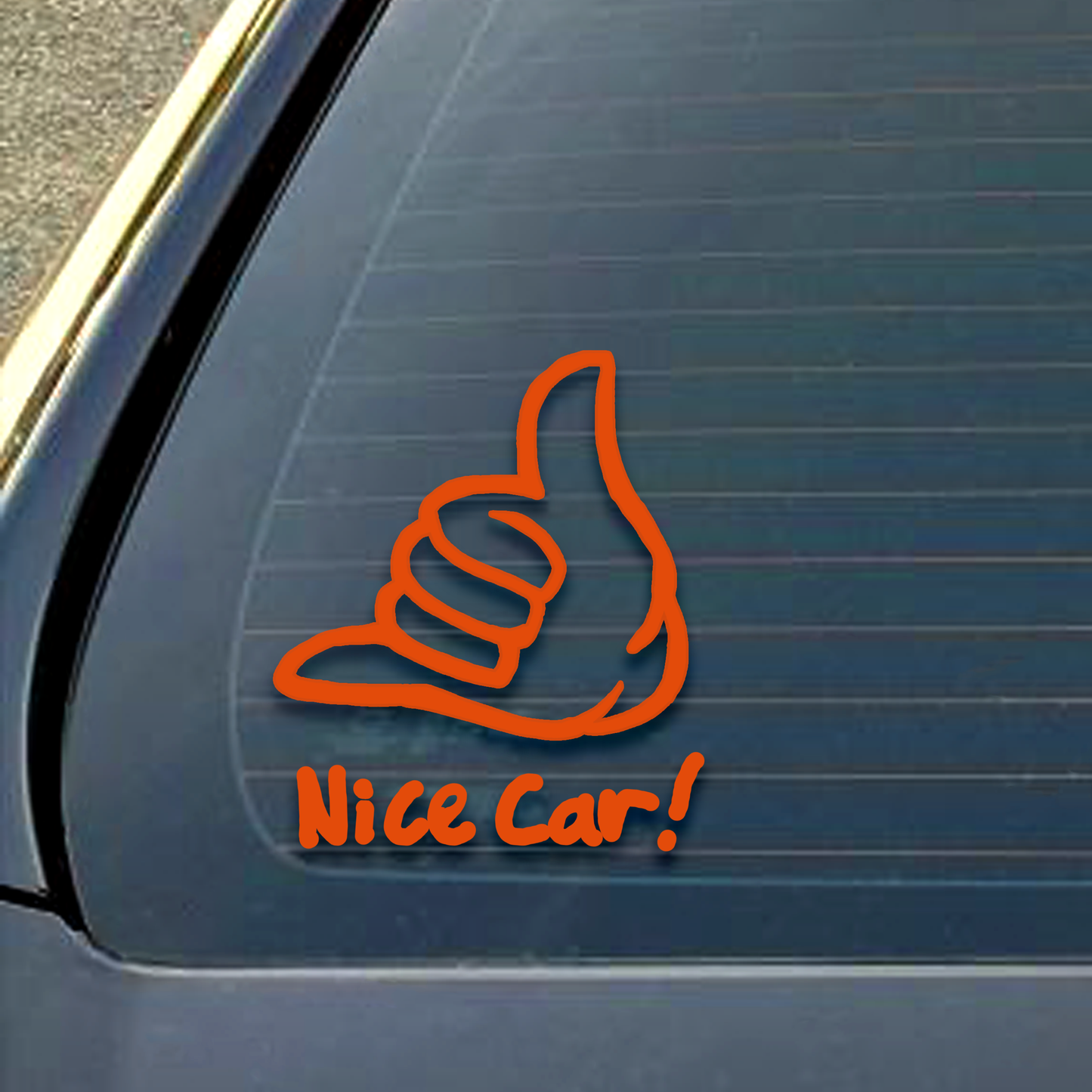 Nice Car Decal