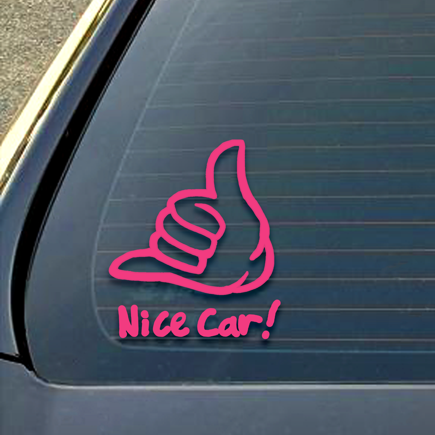 Nice Car Decal