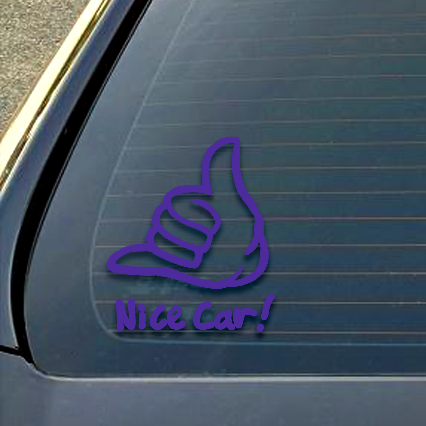 Nice Car Decal