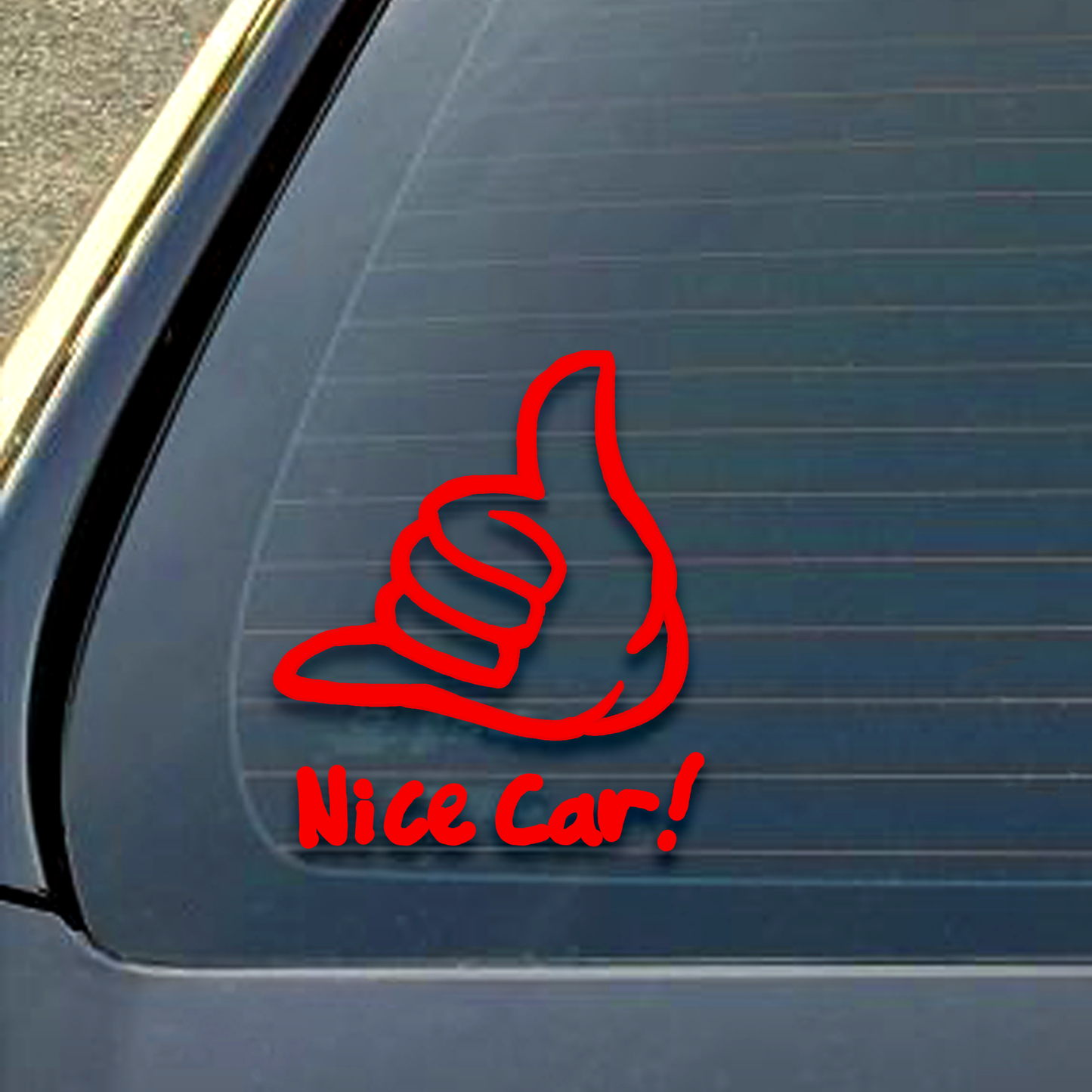 Nice Car Decal