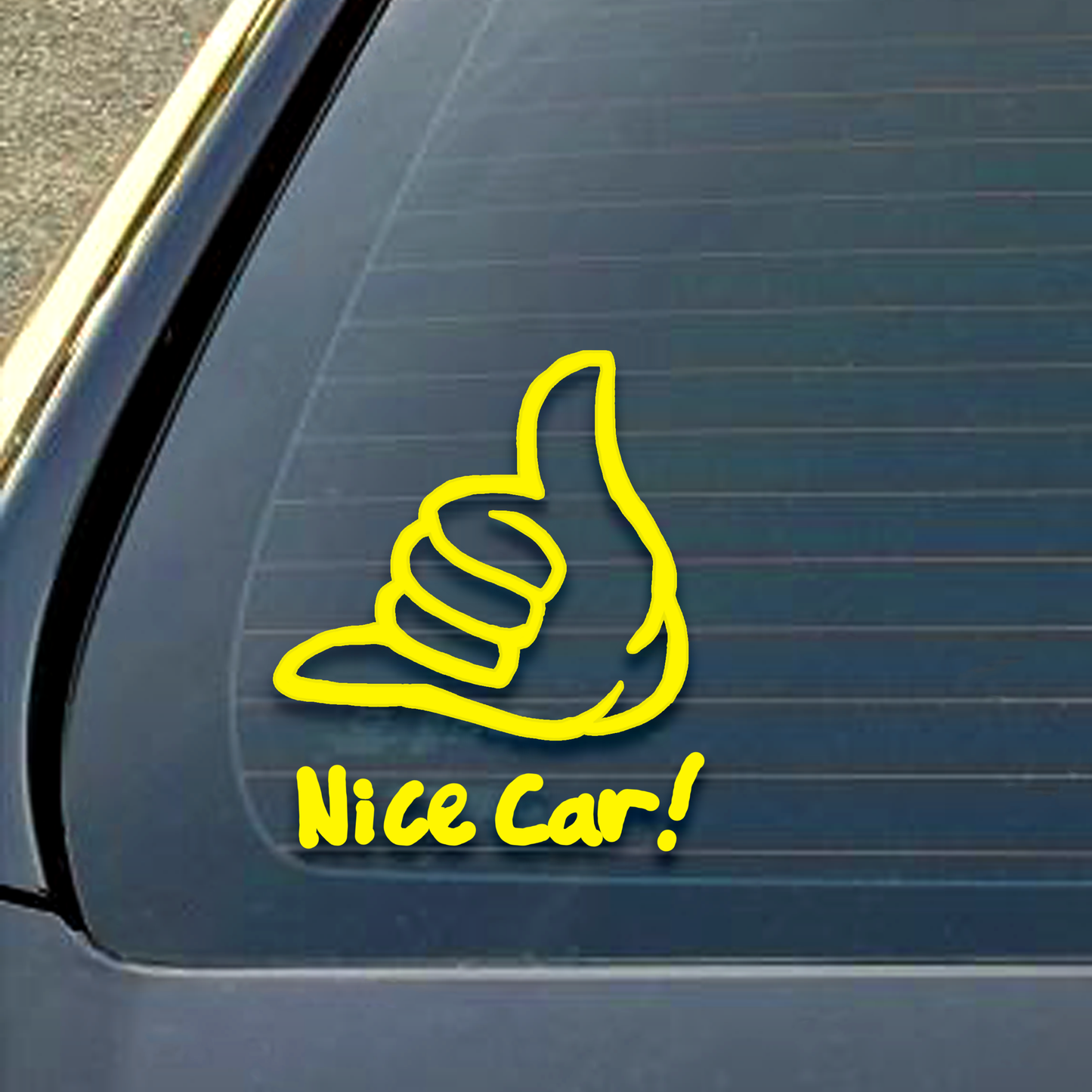 Nice Car Decal