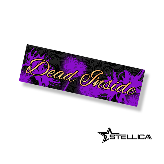 Dead Inside Slap Sticker (Purple Variant)