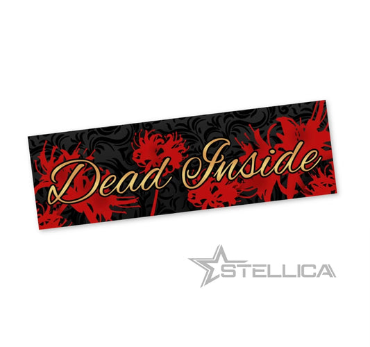 Dead Inside Slap Sticker (Red Variant)