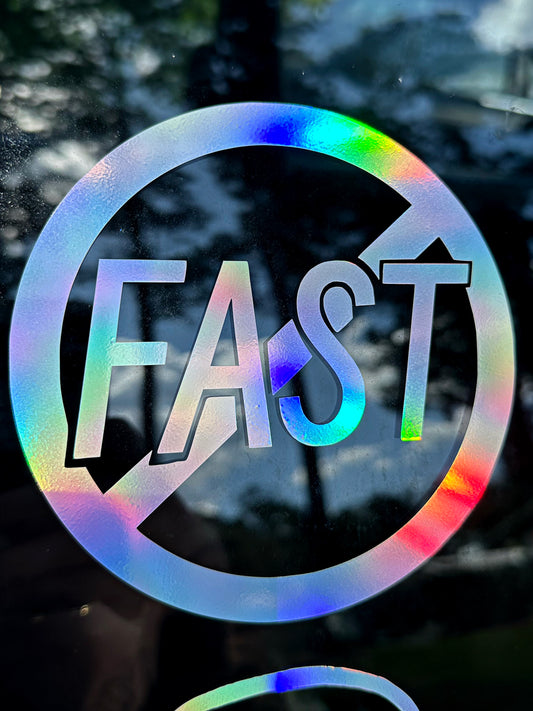 Not Fast Decal