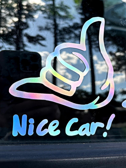 Nice Car Decal