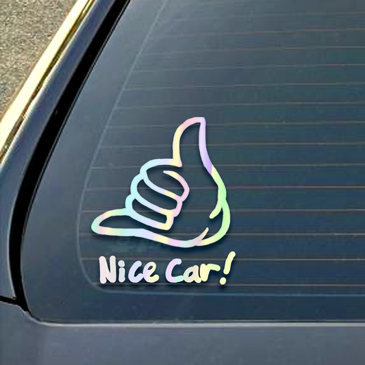 Nice Car Decal