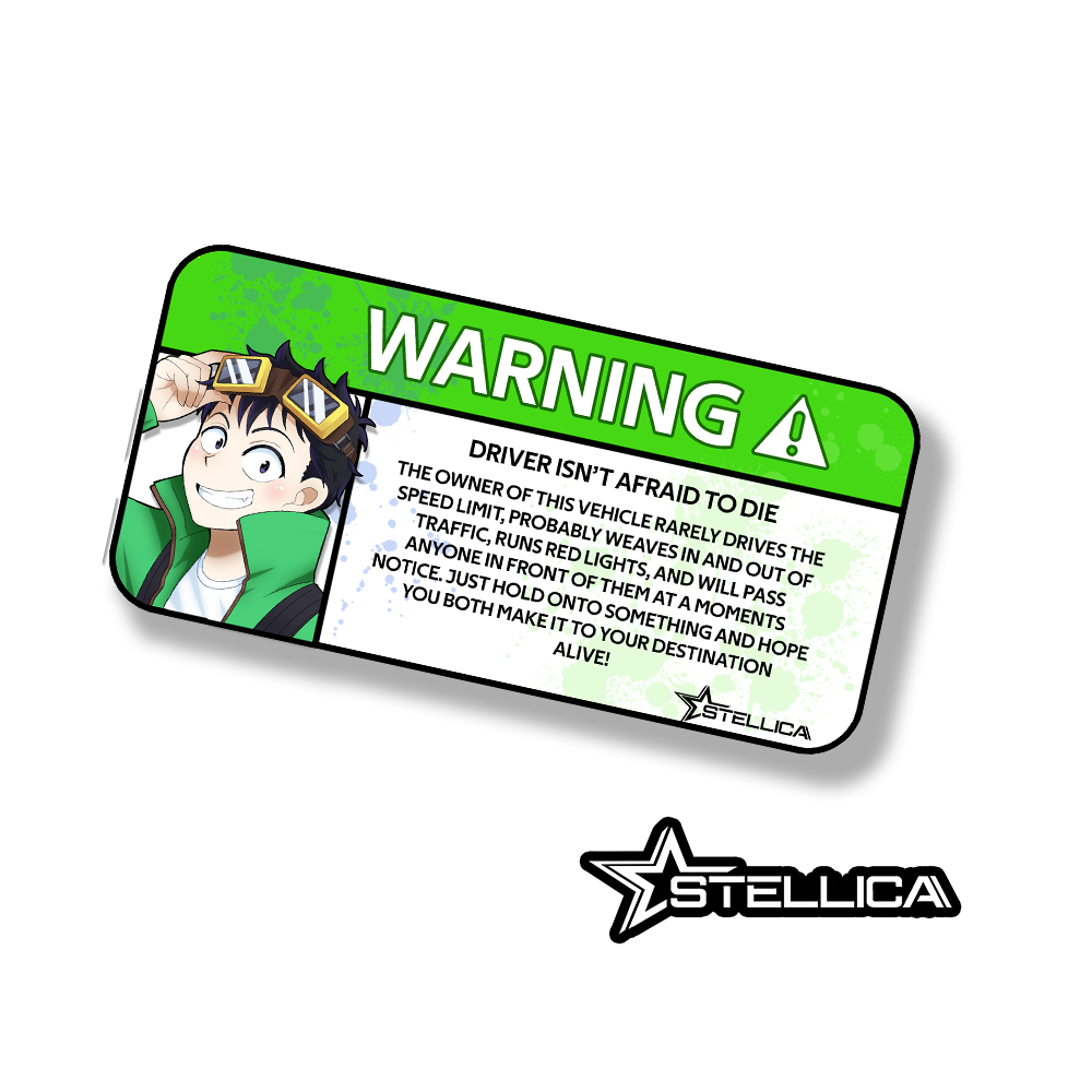 Akira Warning Label