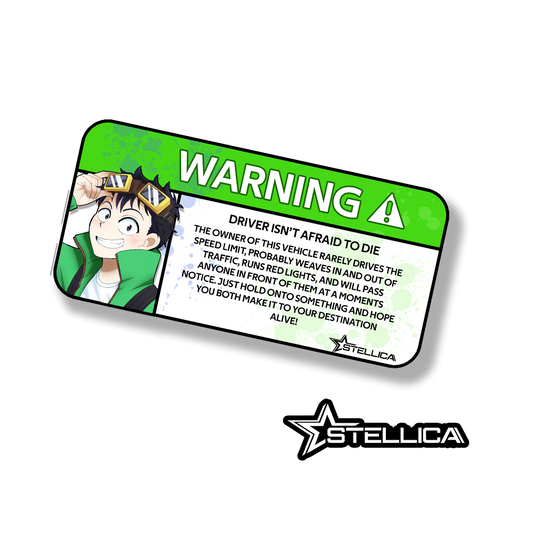 Akira Warning Label