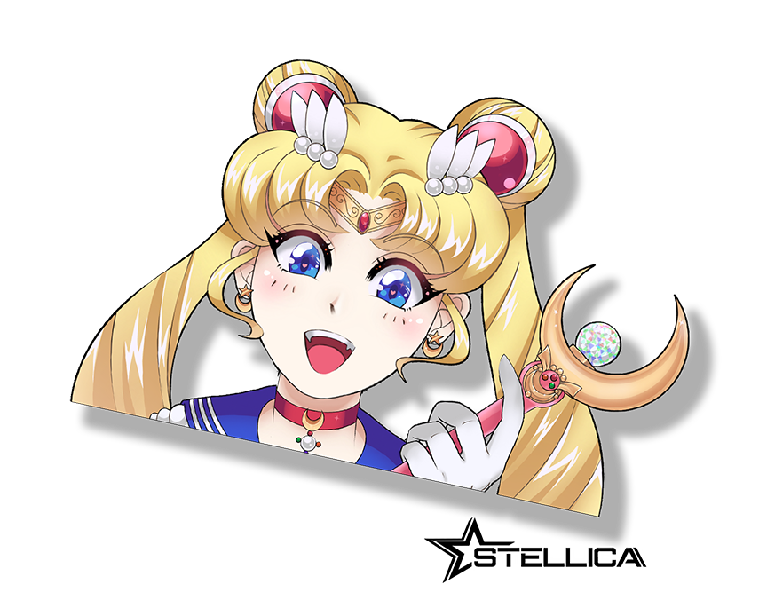 Sailor Moon with wand Peeker