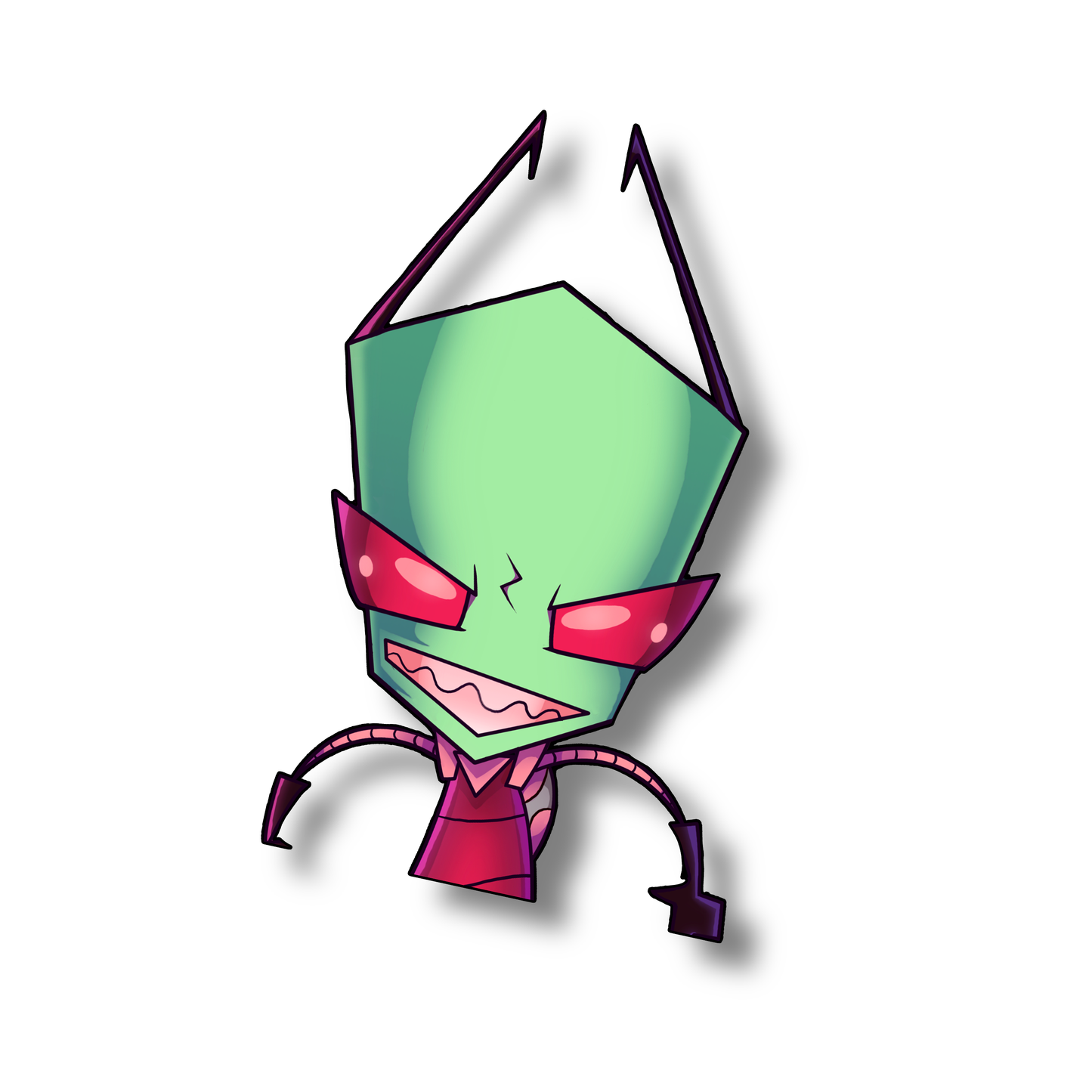 Invader Zim Sticker