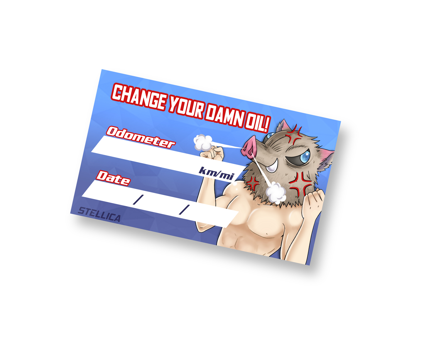 Pig Man Oil Change (Dry Erase!)